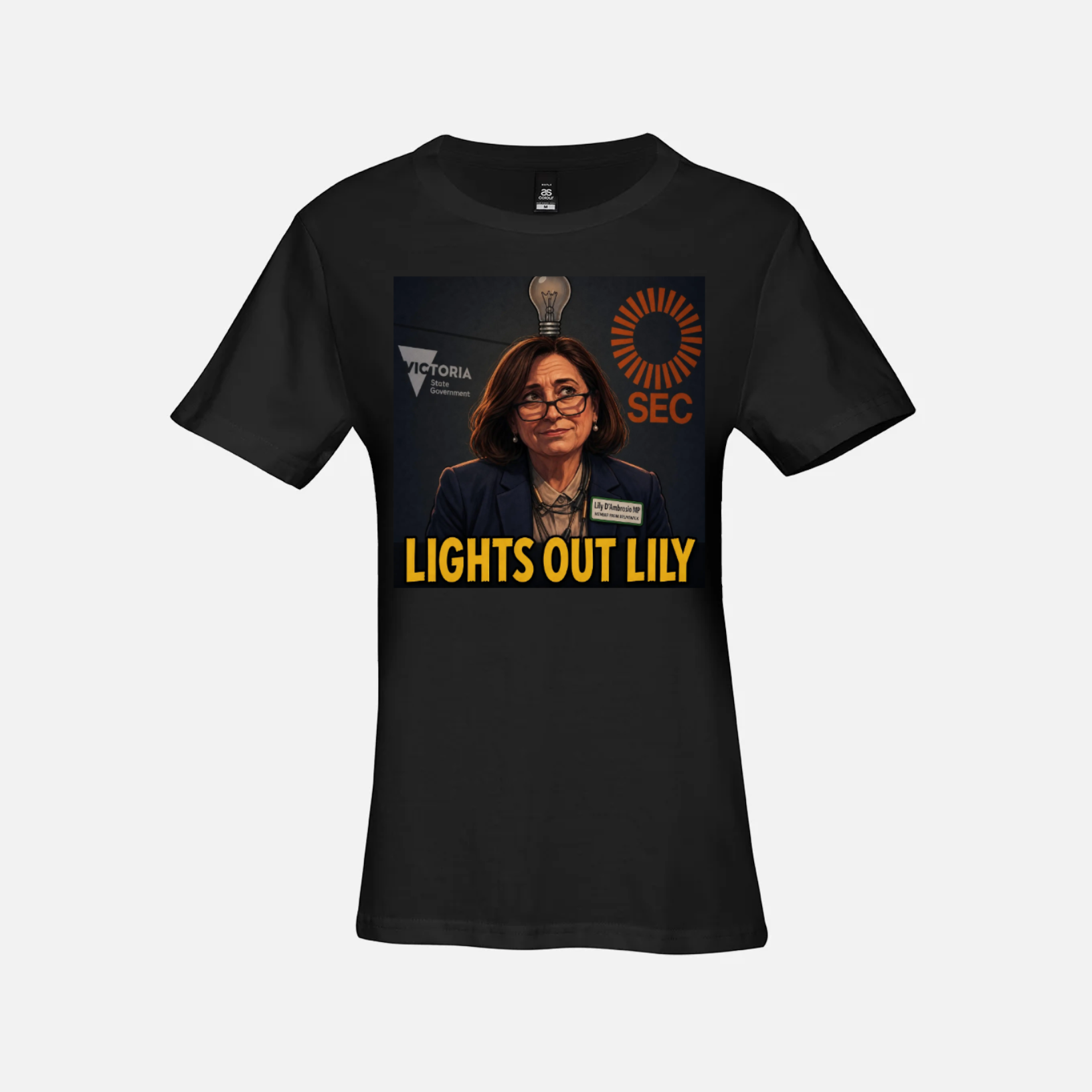 Lights Out Lily Short Sleeve T-Shirt